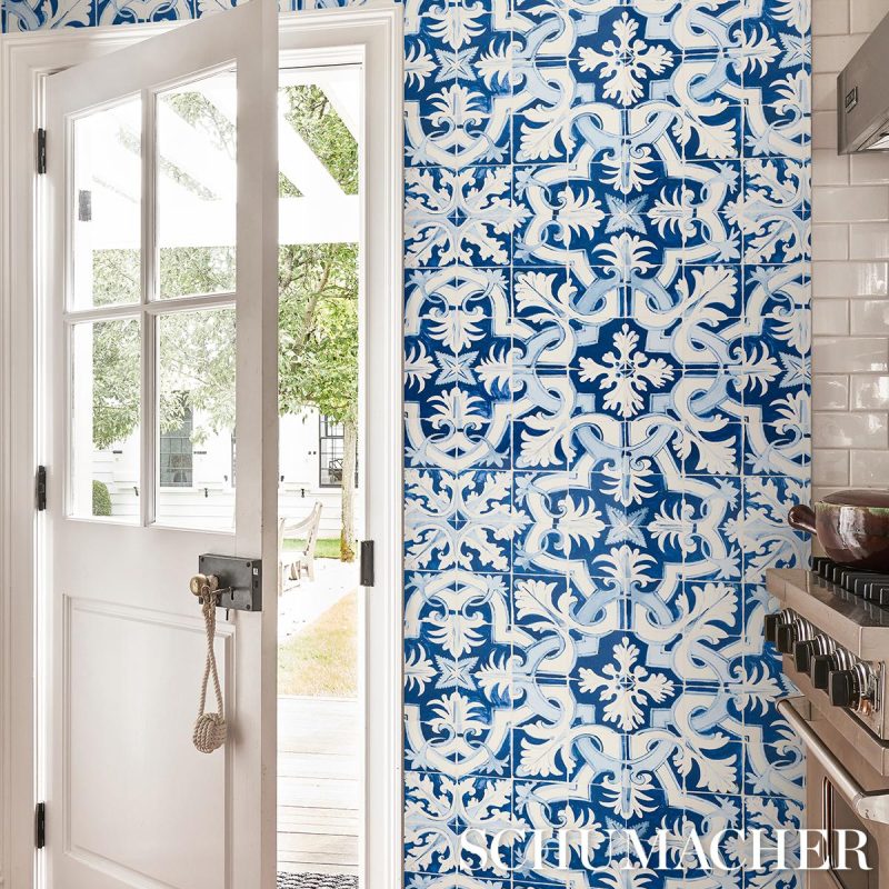 azulejos wallpaperschumacherthe grove 336793