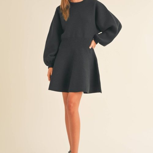 balloon sleeve sweater dressmiou musethe grove 649623