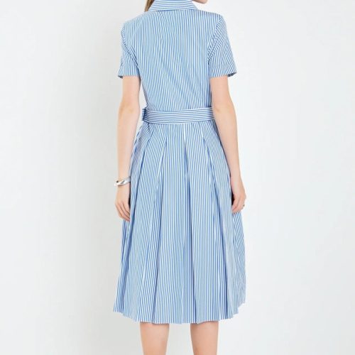 cindy striped midi dress blue whiteenglish factorythe grove 147591