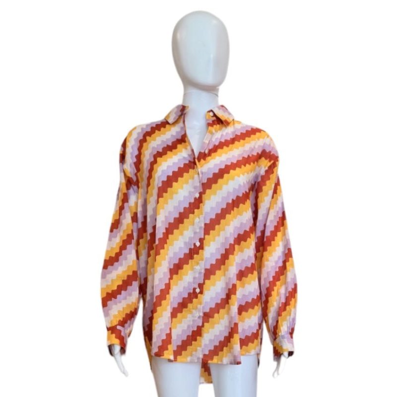 citrus stripe beach shirtcompania fantasticathe grove 136576