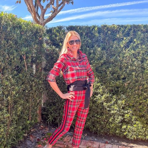 comfy cozy shirt red duke of york plaidgretchen scottthe grove 327268