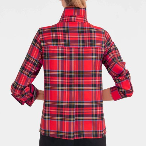 comfy cozy shirt red duke of york plaidgretchen scottthe grove 370970