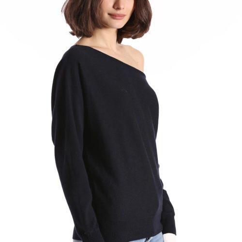 cotton cashmere off the shoulder top blackminnie rosethe grove 293242