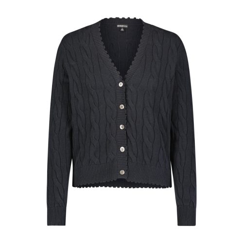 cotton frayed cable cardigan blackminnie rosethe grove 976966