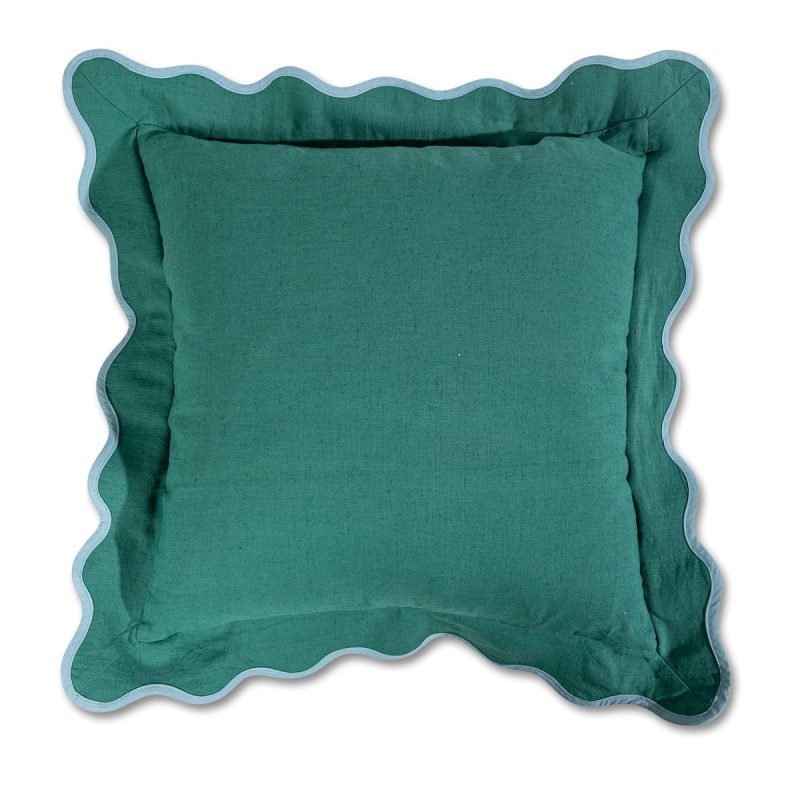 darcy linen pillow green aquafurbish studiothe grove 189801