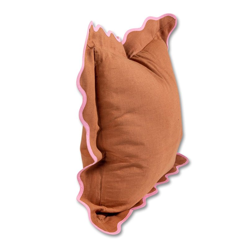 darcy linen pillow rust light pinkfurbish studiothe grove 382931