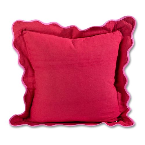 darcy linen pillow wine neon pinkfurbish studiothe grove 291543