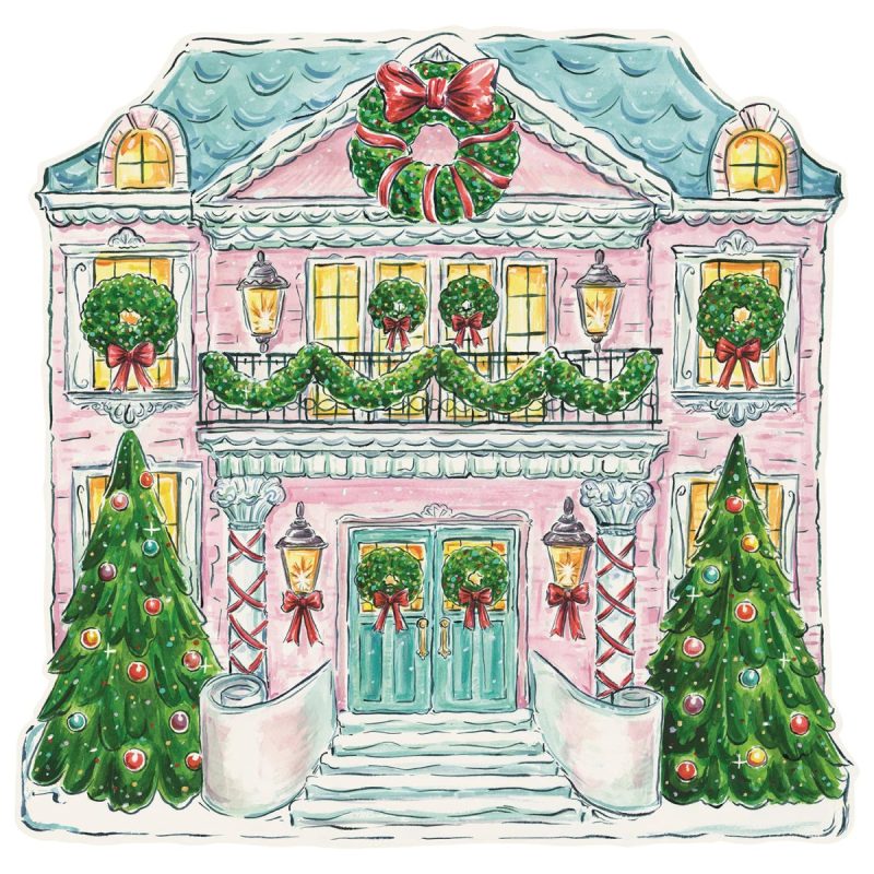 die cut holiday home paper placematshester cookthe grove 610732