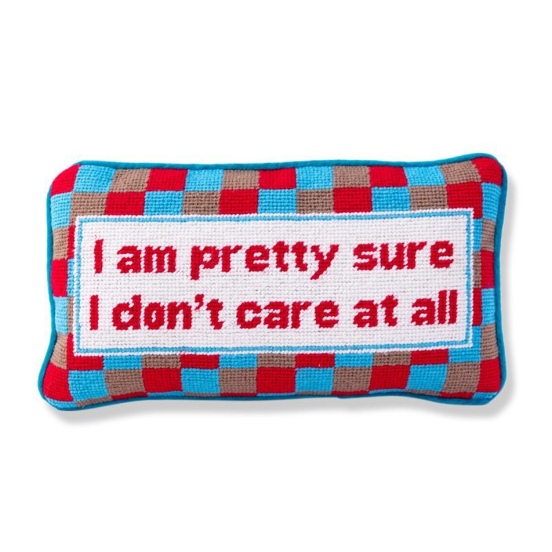 dont care needlepoint pillowfurbish studiothe grove 569760