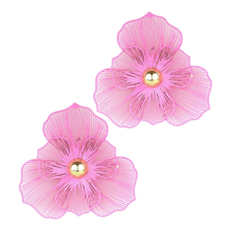 eleanor flower stud earrings pinktwistthe grove 143893