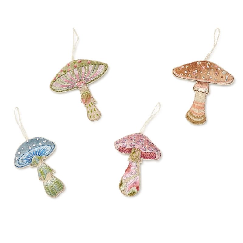 embroidered mushroom ornamenttwos companythe grove 959467