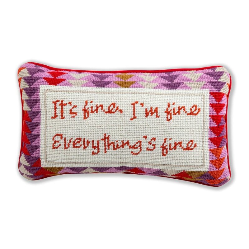 everythings fine needlepoint pillowfurbish studiothe grove 341813