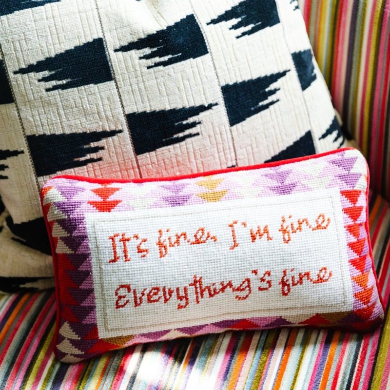 everythings fine needlepoint pillowfurbish studiothe grove 915452