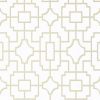 Fretwork Wallpaper-Wallpaper-Thibaut-The Grove