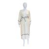 Gabrielle Dress | Cream & Brown - Dresses - Love Binetti - The Grove