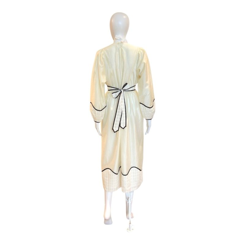 gabrielle dress cream brownlove binettithe grove 897431