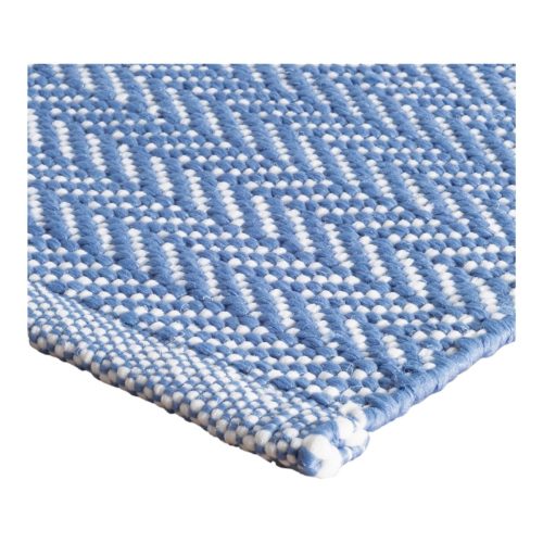 herringbone indooroutdoor rug french bluedash albertthe grove 183100