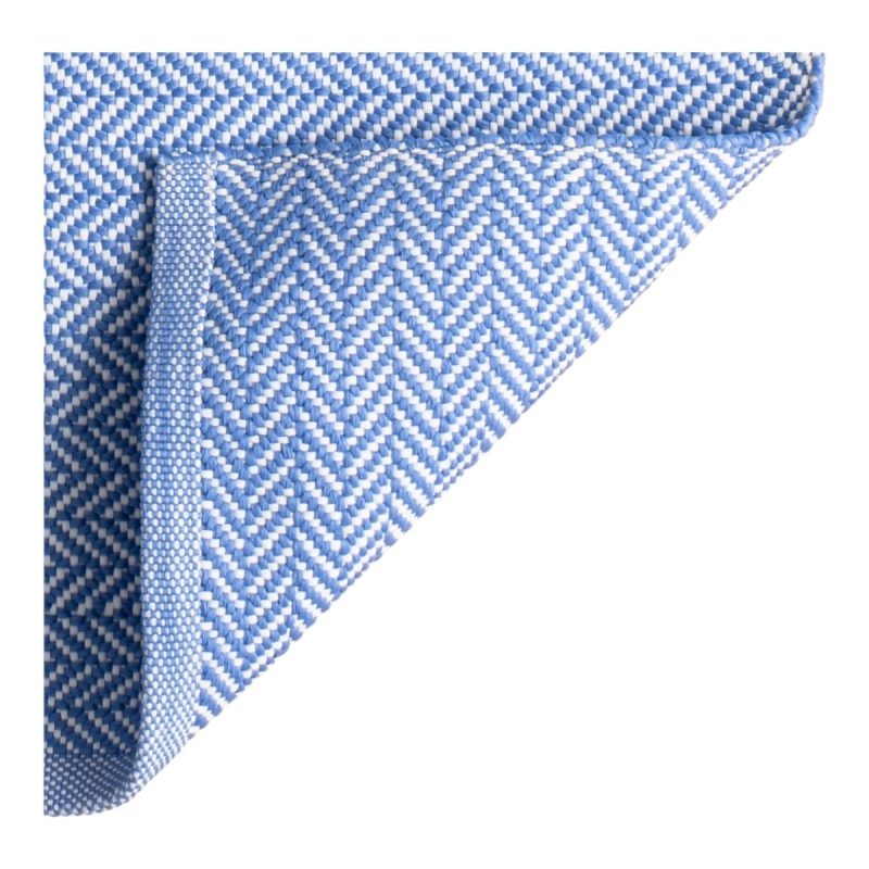 herringbone indooroutdoor rug french bluedash albertthe grove 992674