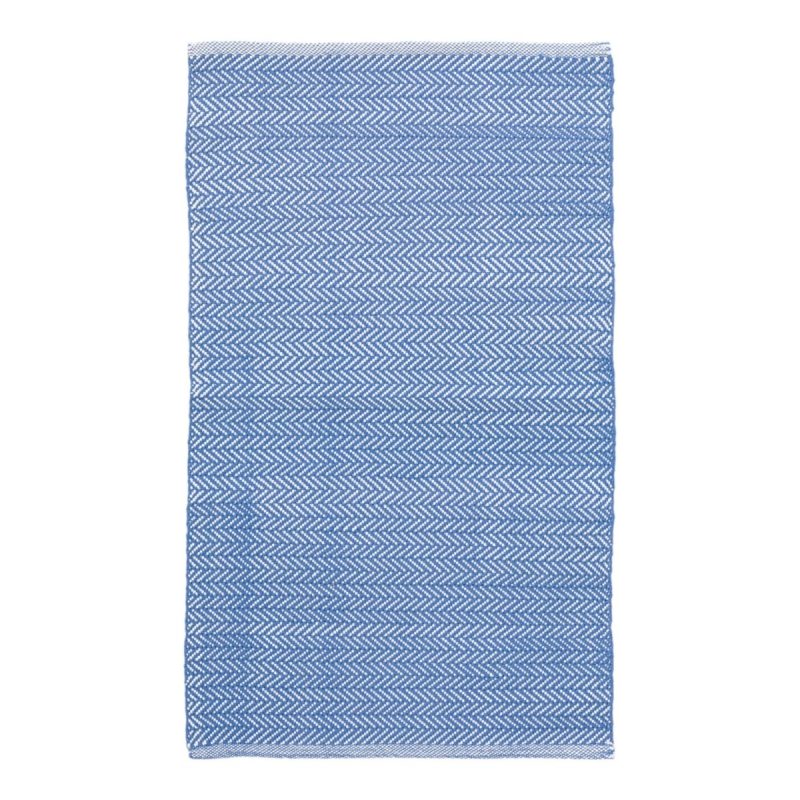 herringbone indooroutdoor rug french bluedash albertthe grove 994479