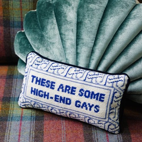 high end gays needlepoint pillowfurbish studiothe grove 975956