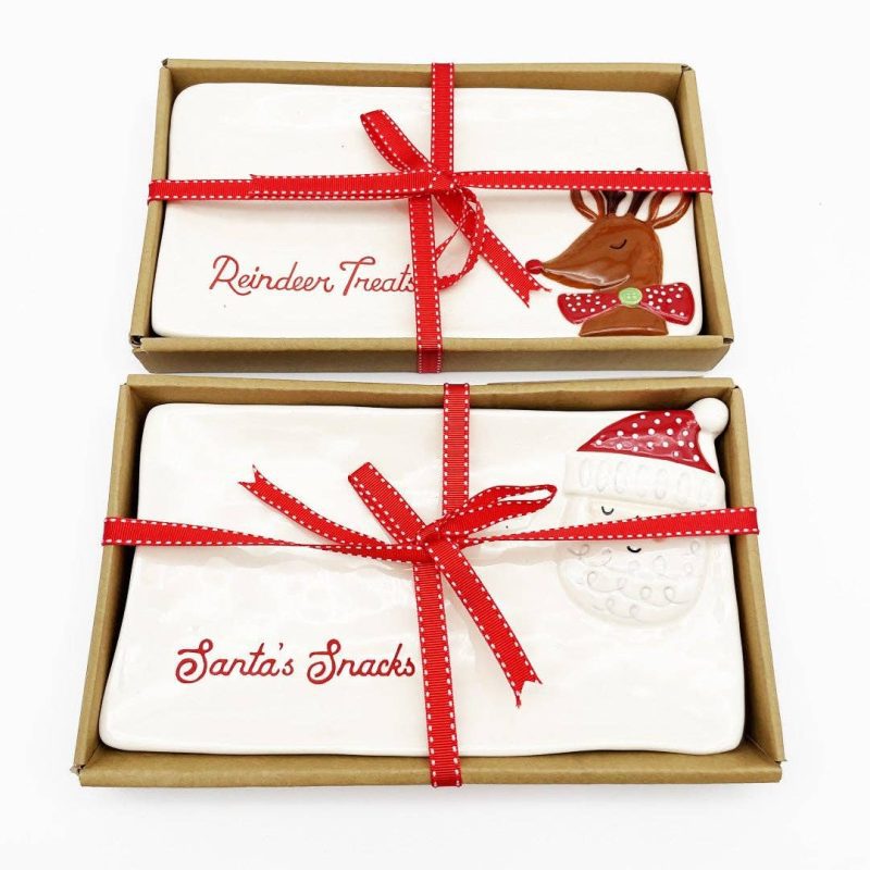 holiday platters reindeer treats santas snackslux fragrancesthe grove 871712