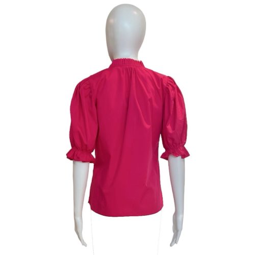 isla puff sleeve top fuchsiamaudethe grove 459185