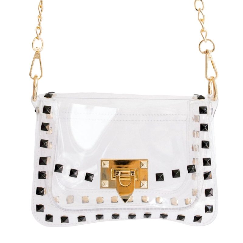 jackie clear bag blackclearly handbagsthe grove 749480