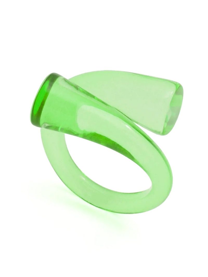 lucite crossover ring greenzenziithe grove 562859