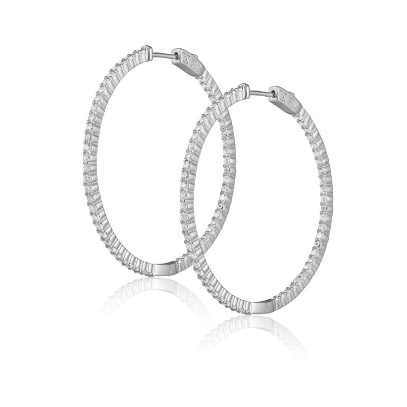 lyra cz hoop earringssahira jewelry designthe grove 801154