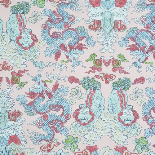 Magic Mountain Dragon Wallpaper-Wallpaper-Schumacher-The Grove