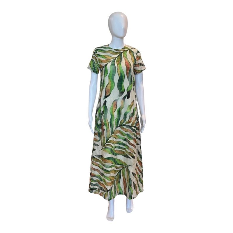 maldive green short sleeve maxi shift dressoliphantthe grove 875858