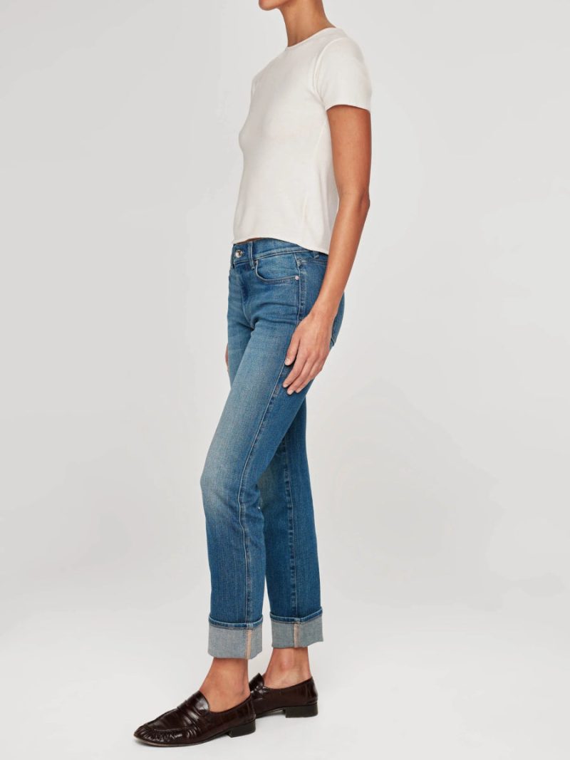 mara straight mid rise instasculpt ankle jeans hulton cuffeddl1961the grove 794930