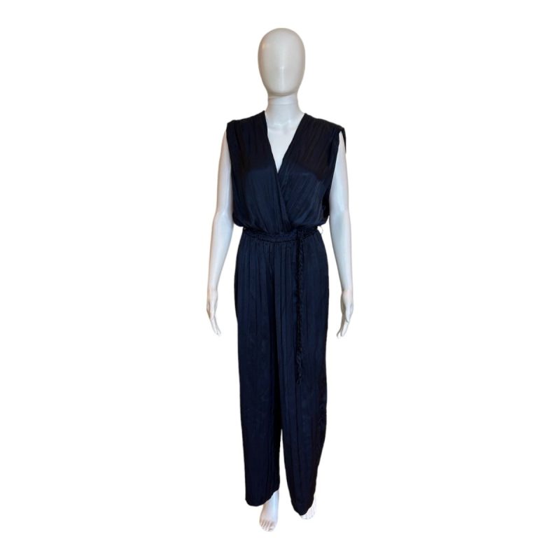 Melzi Jumpsuit | Navy-Jumpsuits & Rompers-Deluc-The Grove