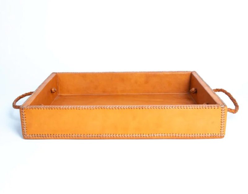 mesa rectangle ottoman tray with braided handlesclementine wpthe grove 693867