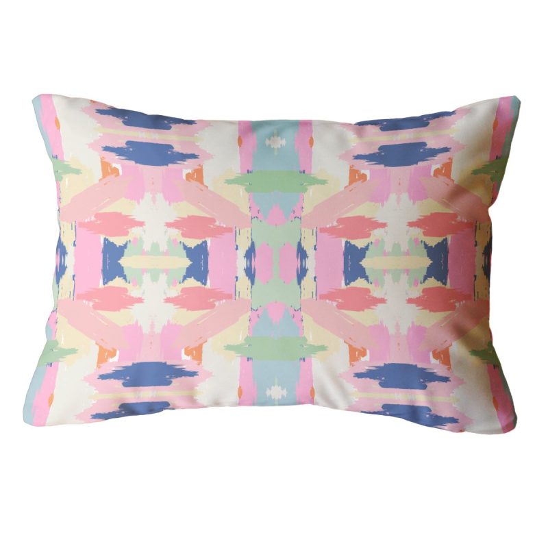 Mila Indoor/Outdoor Pillow - Lumbar-Throw Pillows-CB Studio-The Grove