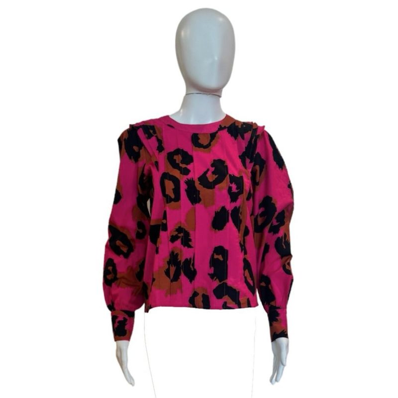 mila top pink leopardmaudethe grove 942170