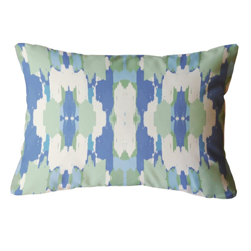 Mitzy Indoor/Outdoor Pillow - Lumbar-Throw Pillows-CB Studio-The Grove