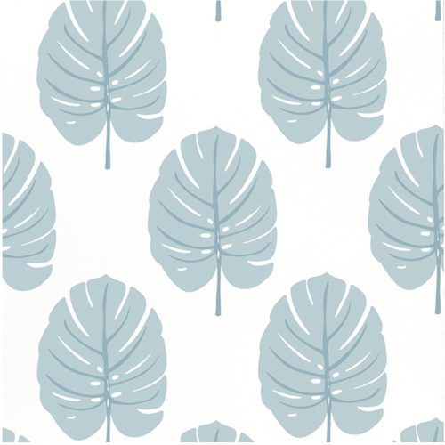 Monstera Wallpaper-Wallpaper-Thibaut-The Grove