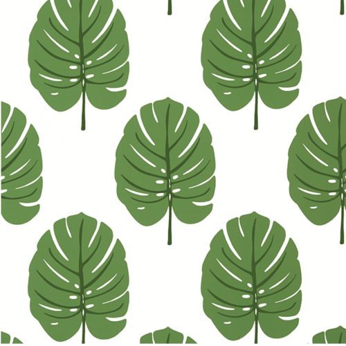 Monstera Wallpaper-Wallpaper-Thibaut-The Grove