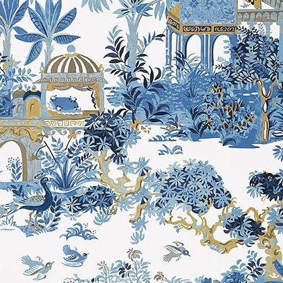 Mystic Garden Wallpaper-Wallpaper-Thibaut-The Grove