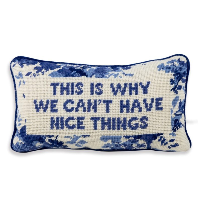 nice things needlepoint pillowfurbish studiothe grove 646928