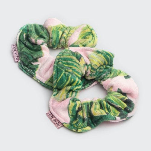 patented microfiber towel scrunchies palm printkitschthe grove 681569