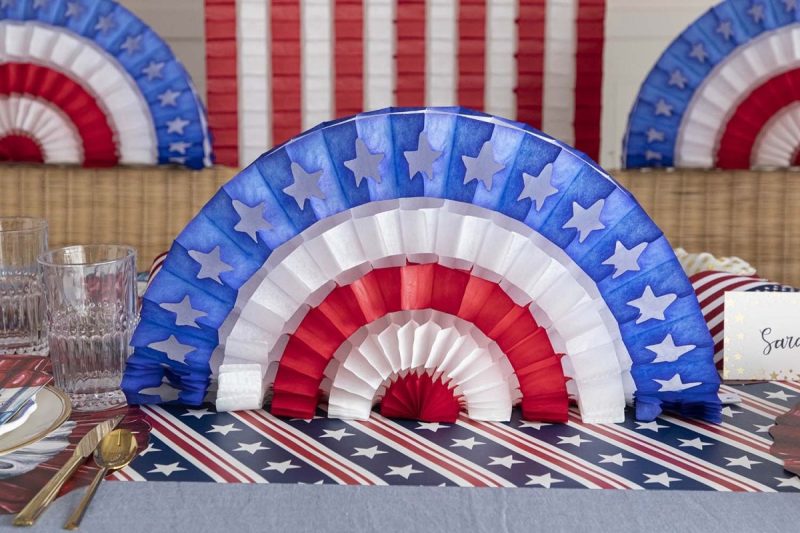 patriotic star fan decorhester cookthe grove 486905