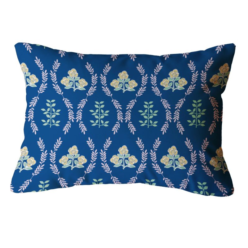 Penelope Indoor/Outdoor Pillow - Lumbar-Throw Pillows-CB Studio-The Grove