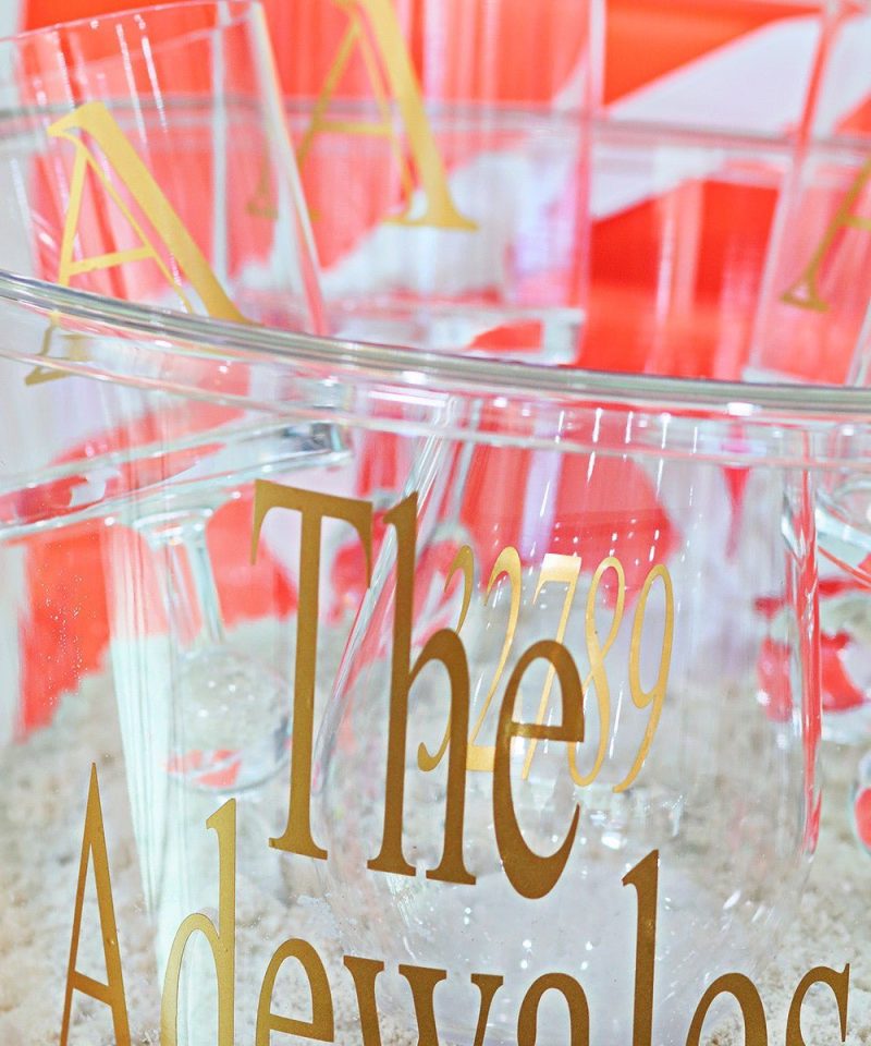 personalized acrylic party buckethuang acrylicthe grove 784515