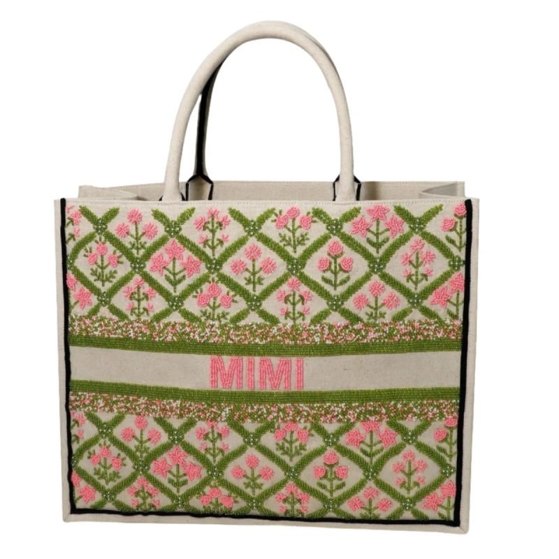 personalized beaded block print totetianathe grove 343557