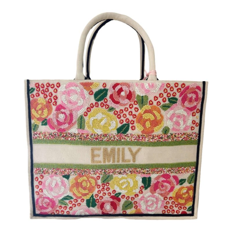 personalized floral totetianathe grove 262855