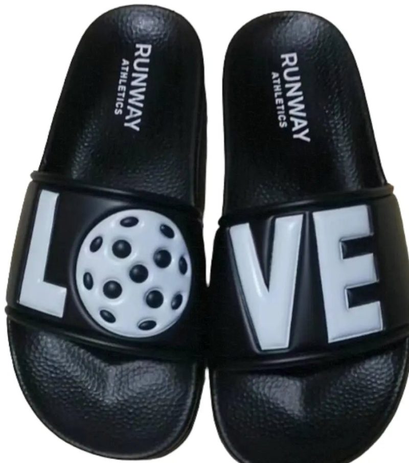 pickleball slides black with whiterunway athleticsthe grove 439662