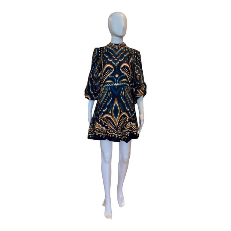 pineapple ikat blue mini dressfarm riothe grove 474298