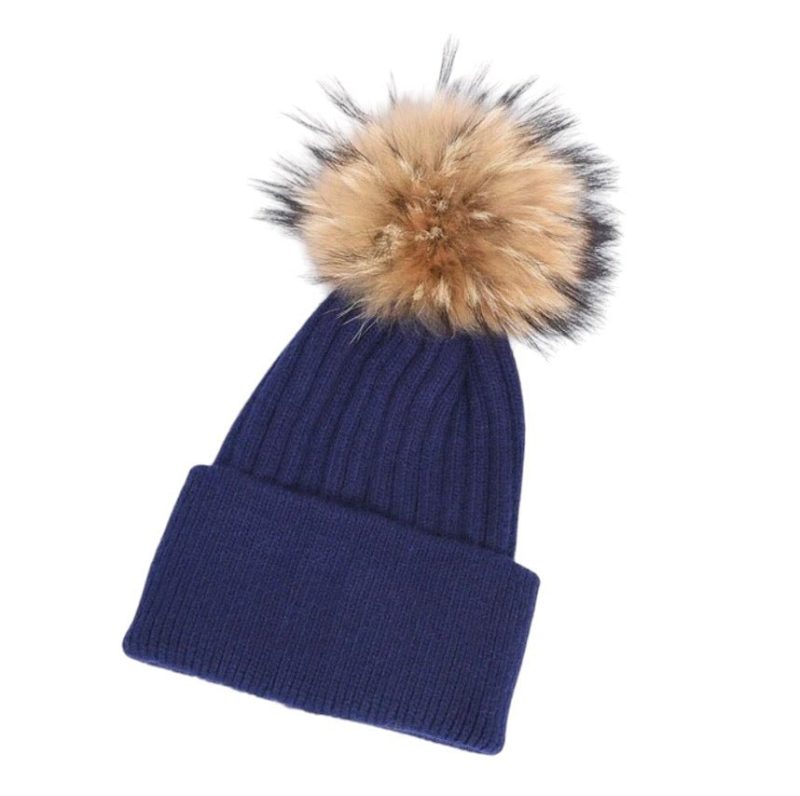 ribbed woolangora knit hat bluetwistthe grove 340350